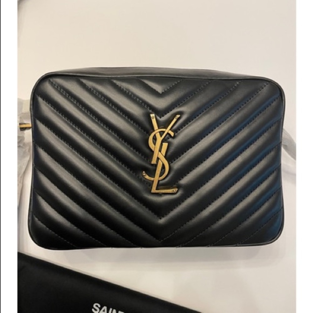Saint Laurent Lou Camera Bag In Quilted Leather